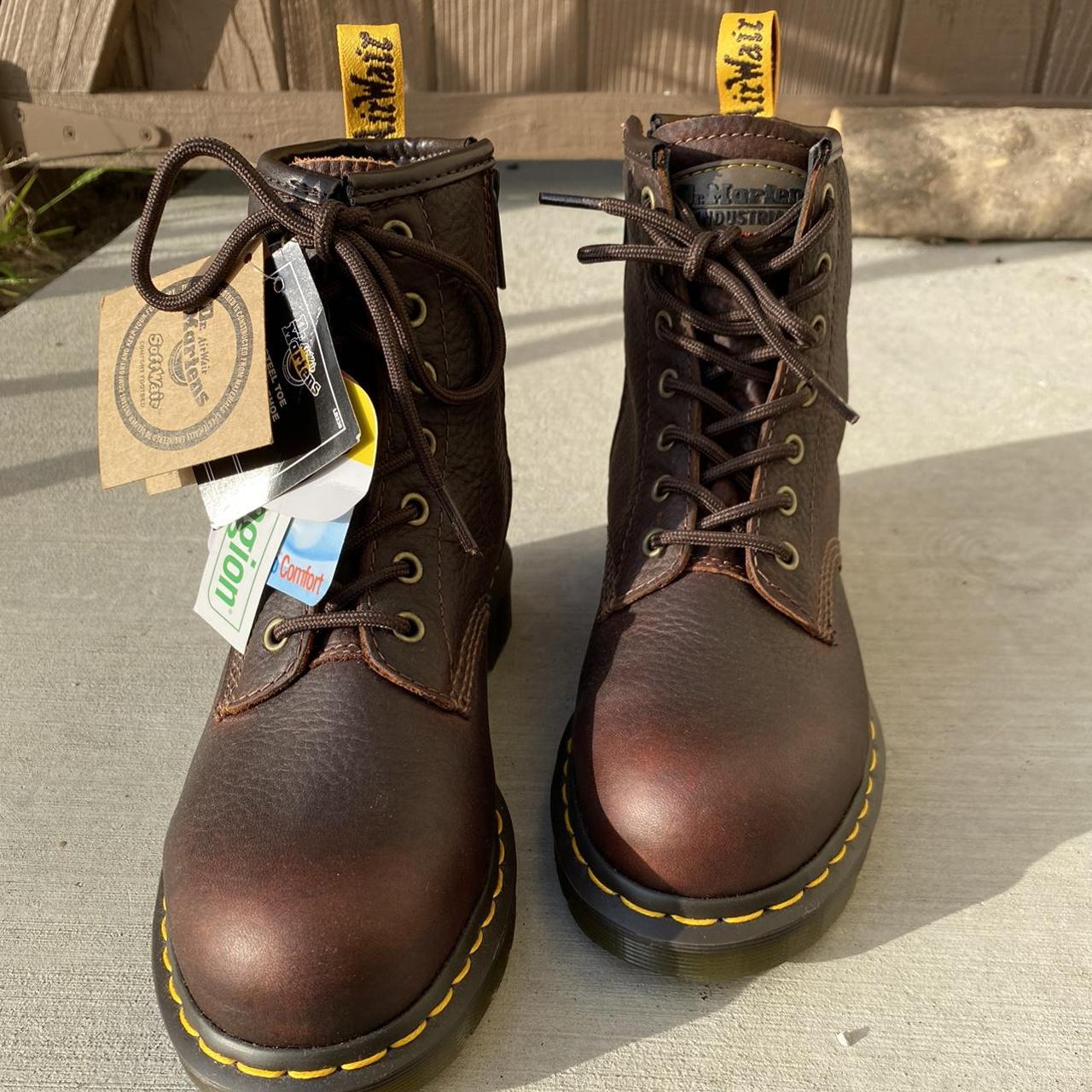 Brand New Doc Martens Industrial boots with steel... Depop