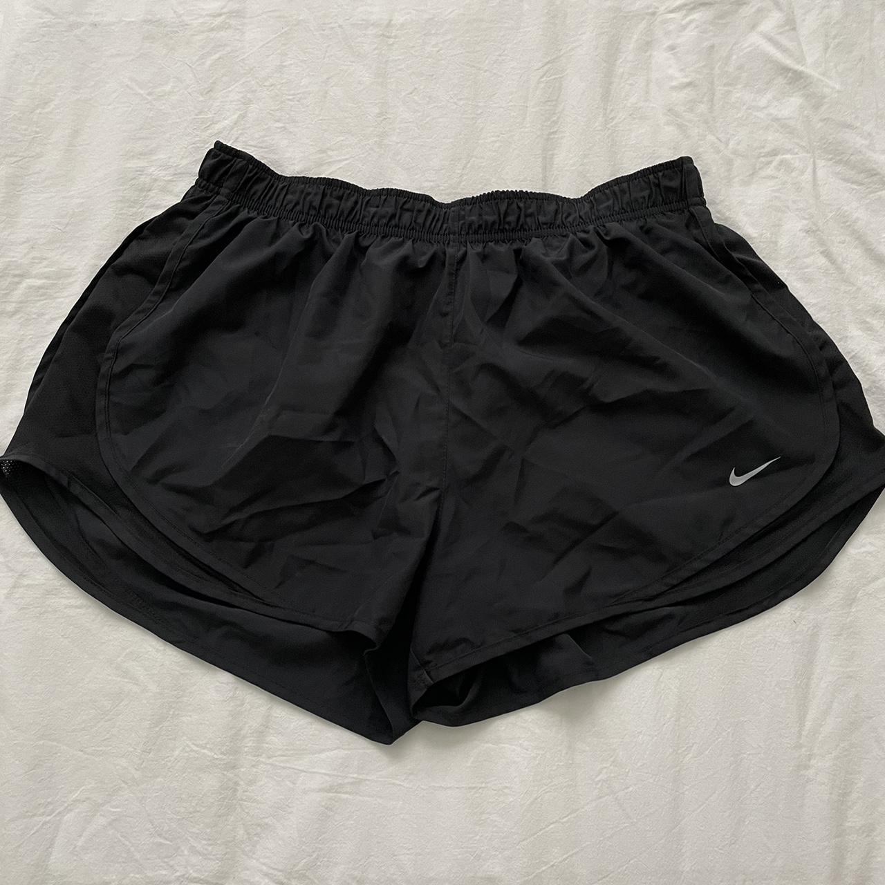 womens black nike running shorts