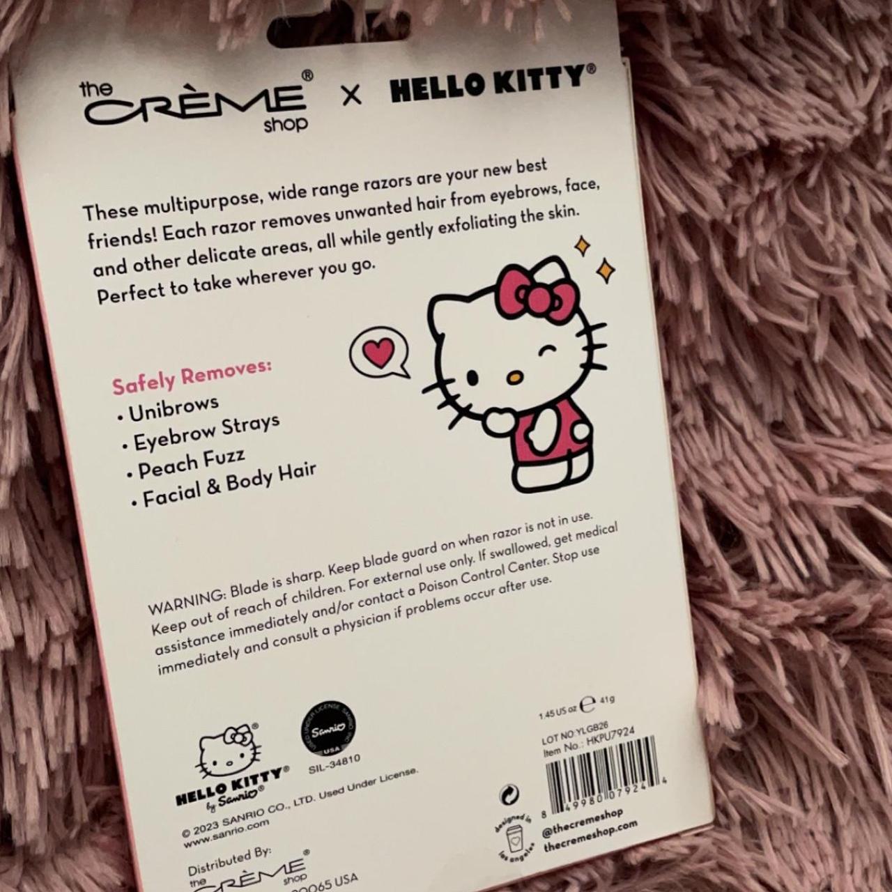 Pink Hello Kitty Sanrio Sculpt Dermaplane Razors,... - Depop
