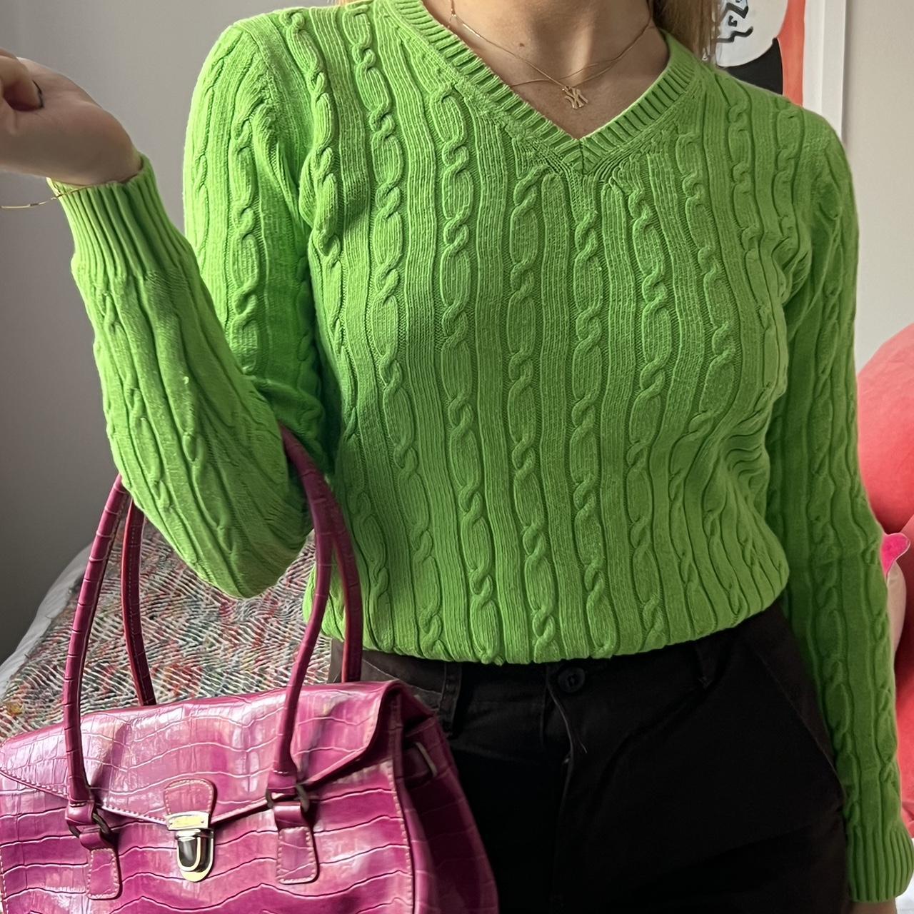 J.McLaughlin Women's Green Jumper Depop