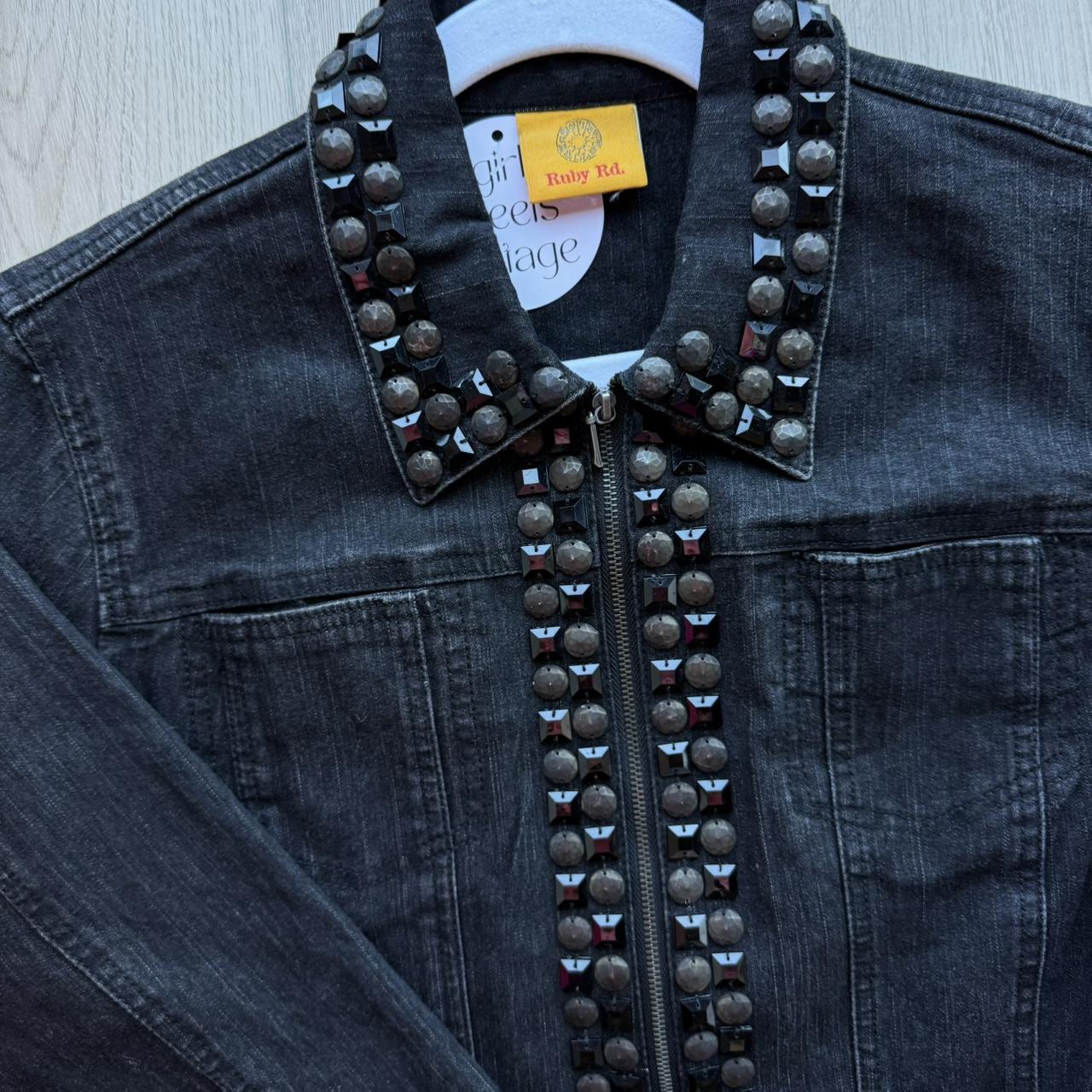 Ruby Rd. Women's Lightweight Jacket - Black/Grey … - image 2