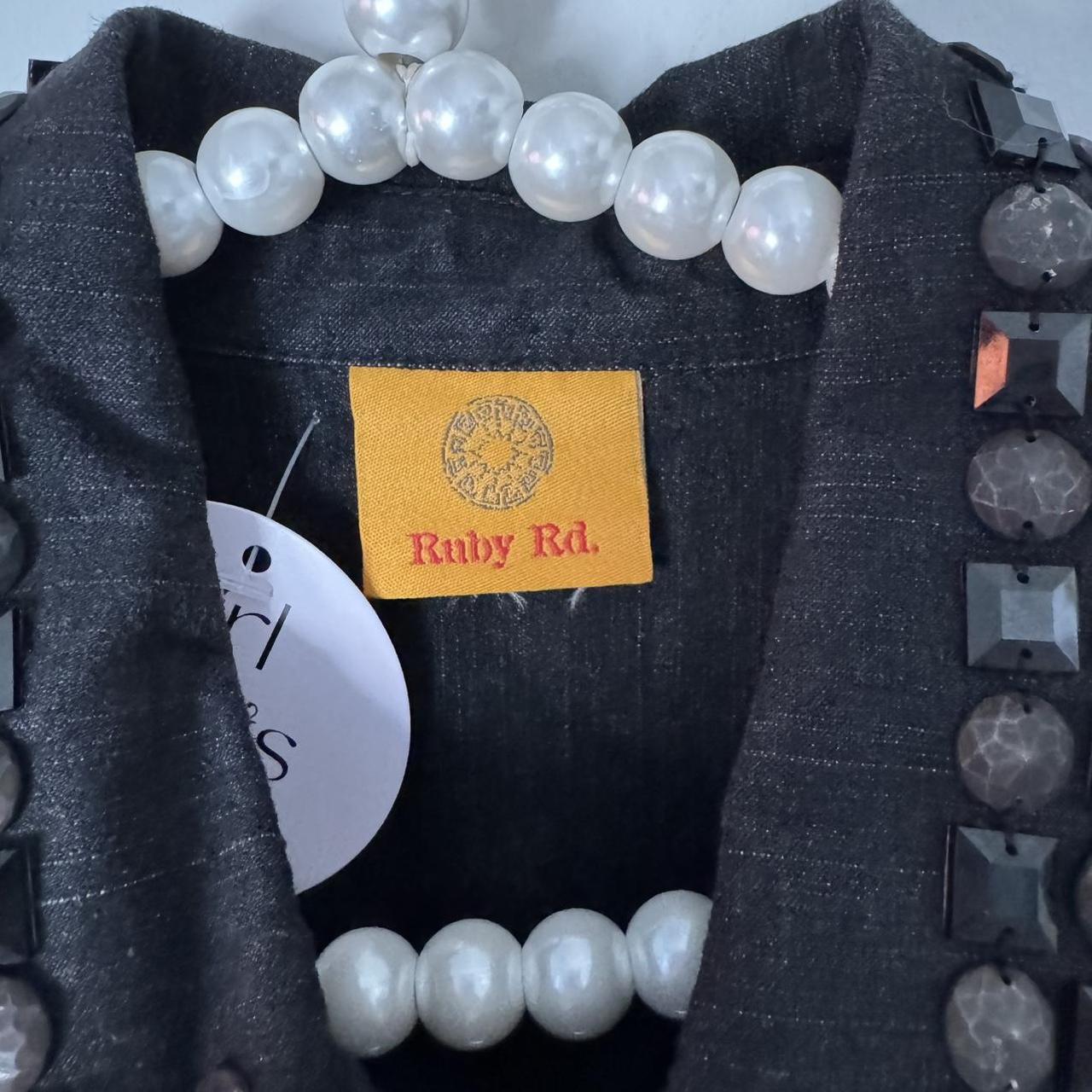 Ruby Rd. Women's Lightweight Jacket - Black/Grey … - image 3