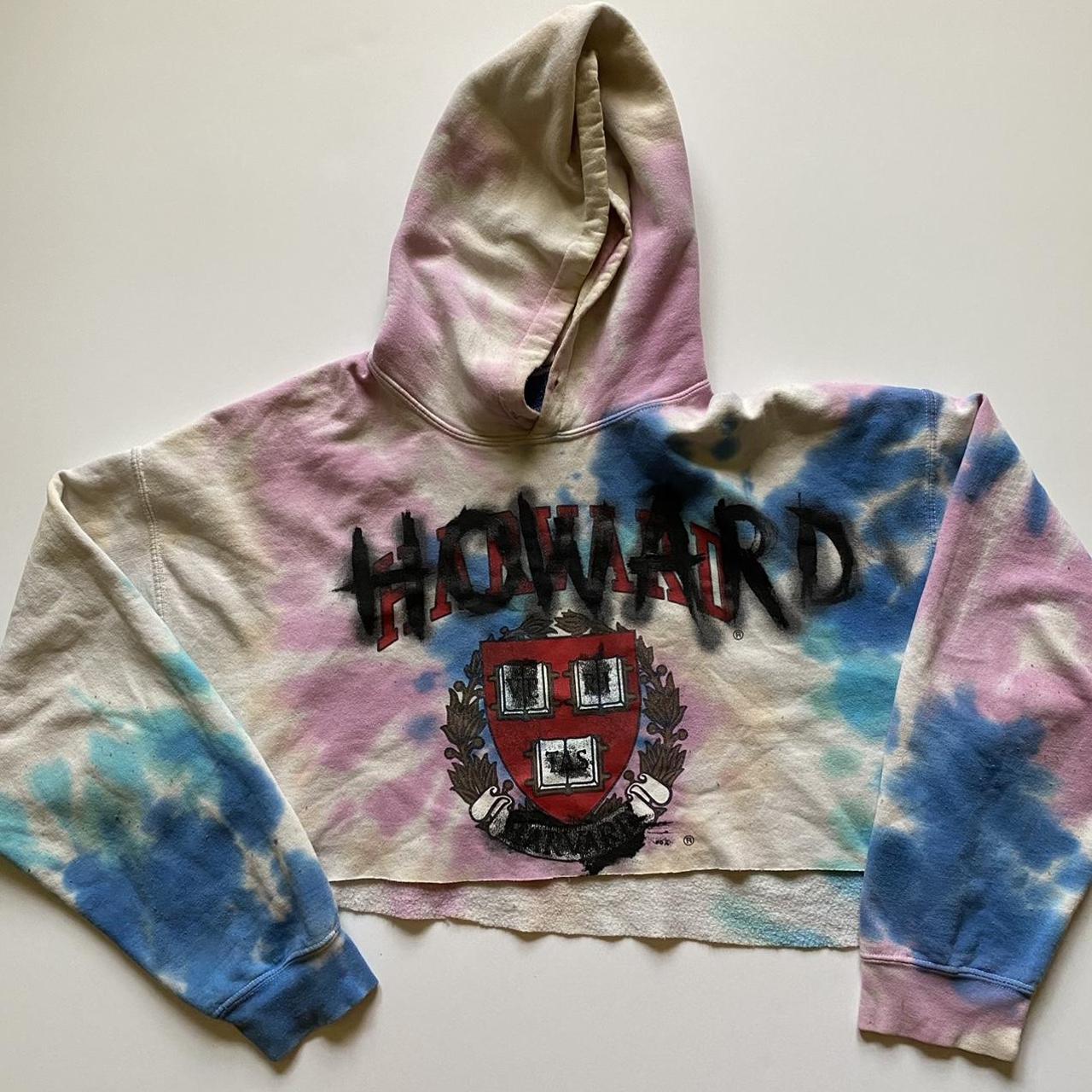 Custom tie dye cropped sweater No tag, fits like a... - Depop