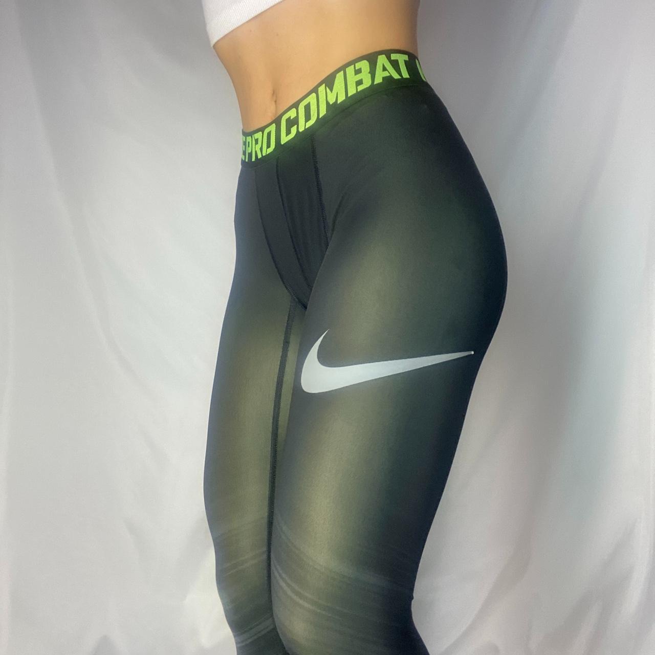 womens green nike leggings
