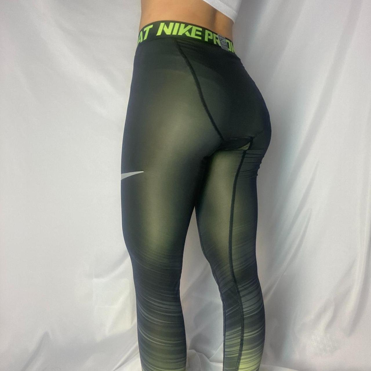 womens green nike leggings