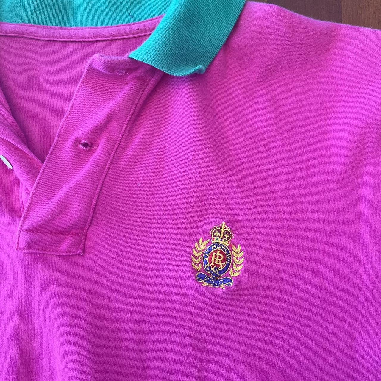 authentic vintage 1980s ralph lauren pink & green | Depop