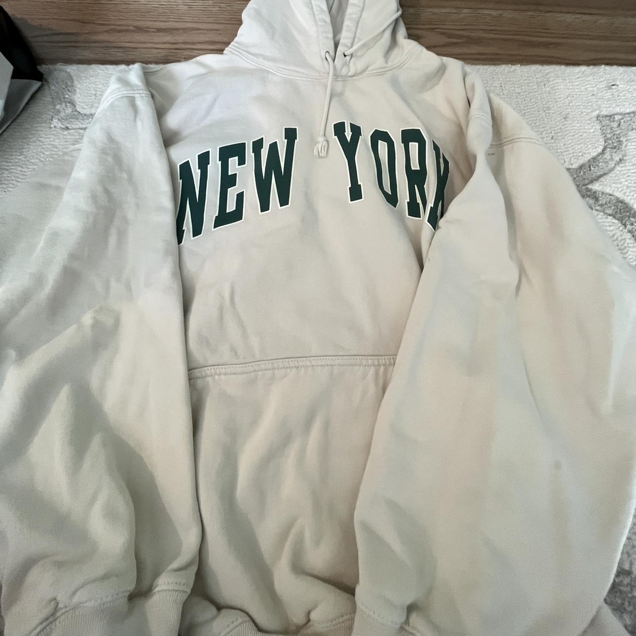 J. Galt oversized “Meet Me in New York” hoodie, sold - Depop