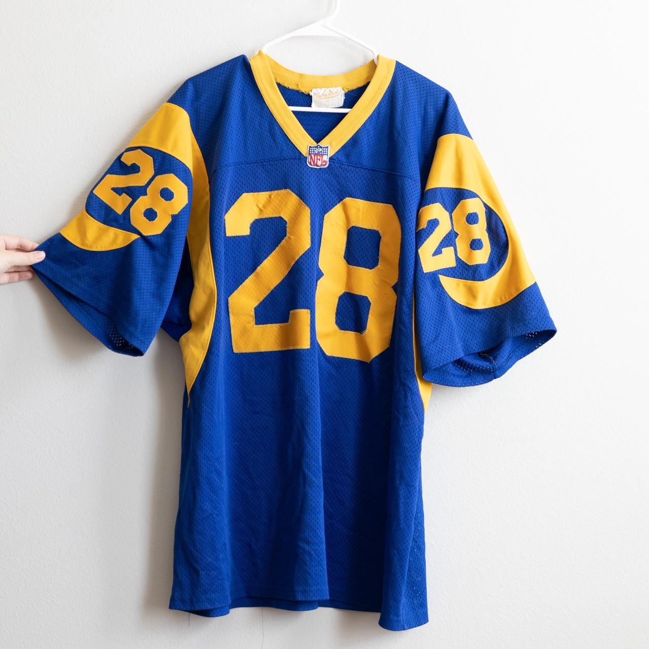 Vintage St.Louis Rams #28 Marshall Faulk Jersey