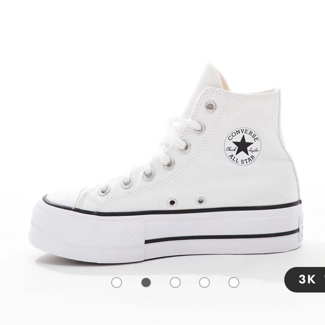 Platform converse size 5 best sale