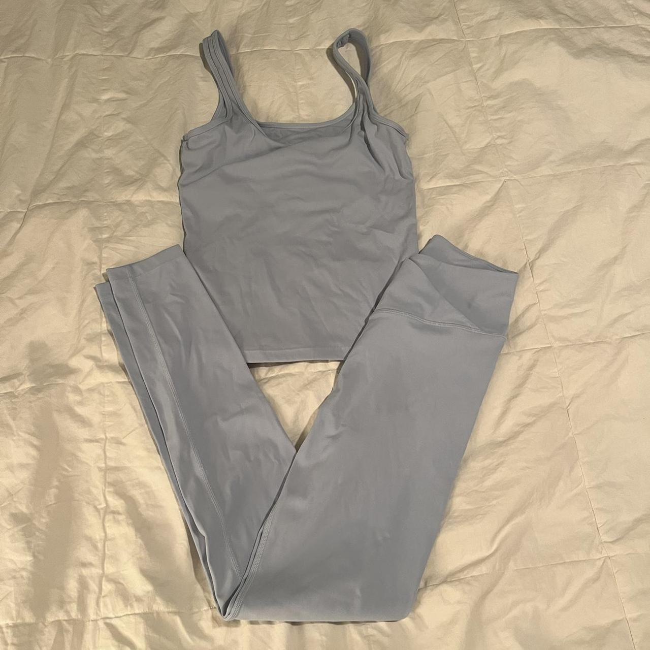 TALA light blue workout set Crossover leggings and... Depop