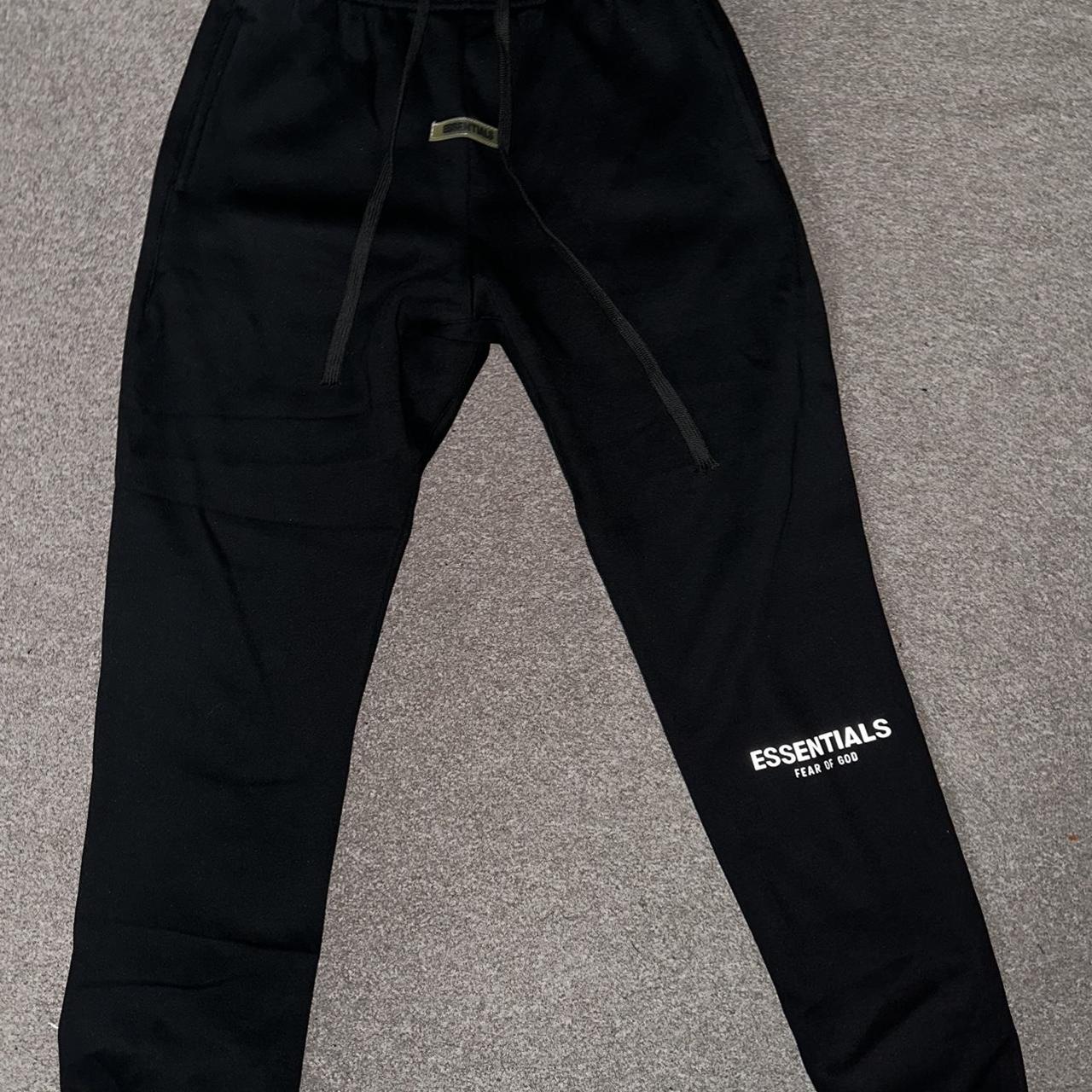 Size S Fear of god essential tracksuit bottoms - Depop