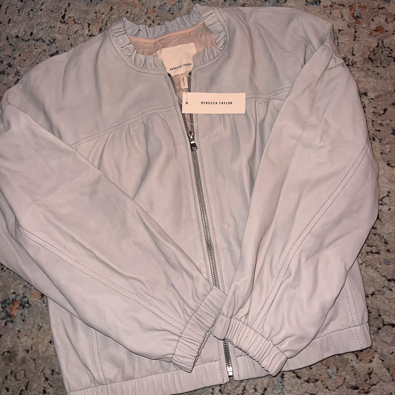 Rebecca taylor leather sales bomber jacket