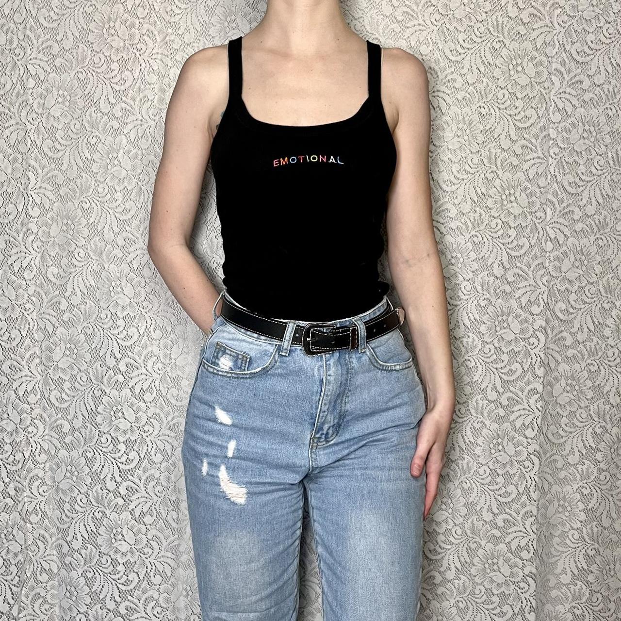 Forever 21 Women's Black Bodysuit Depop