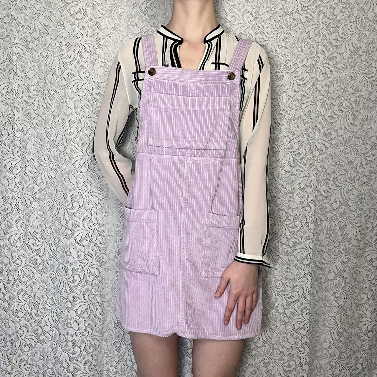 Lilac shop overall dress