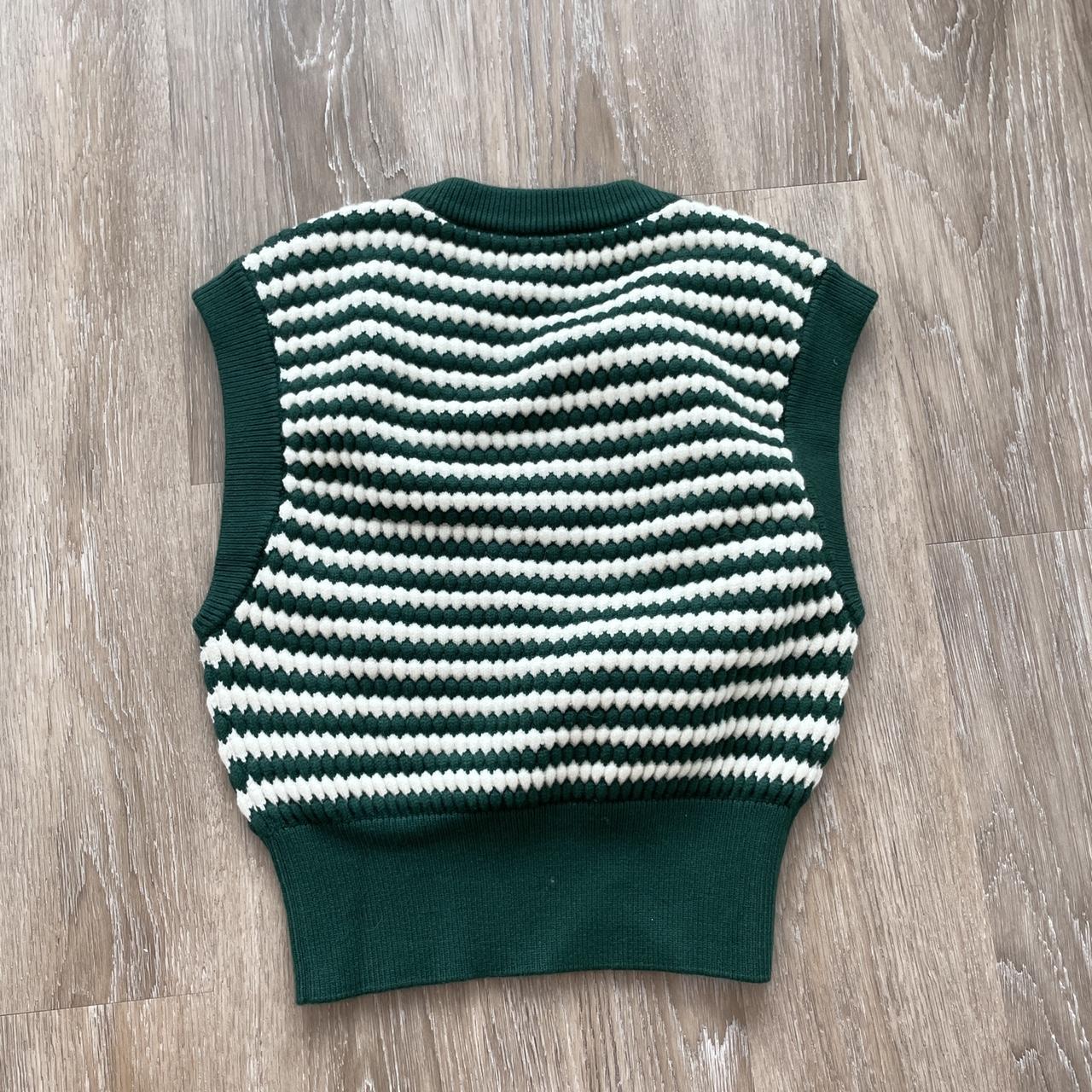 Lovers + Friends Women's Green and White Jumper (3)