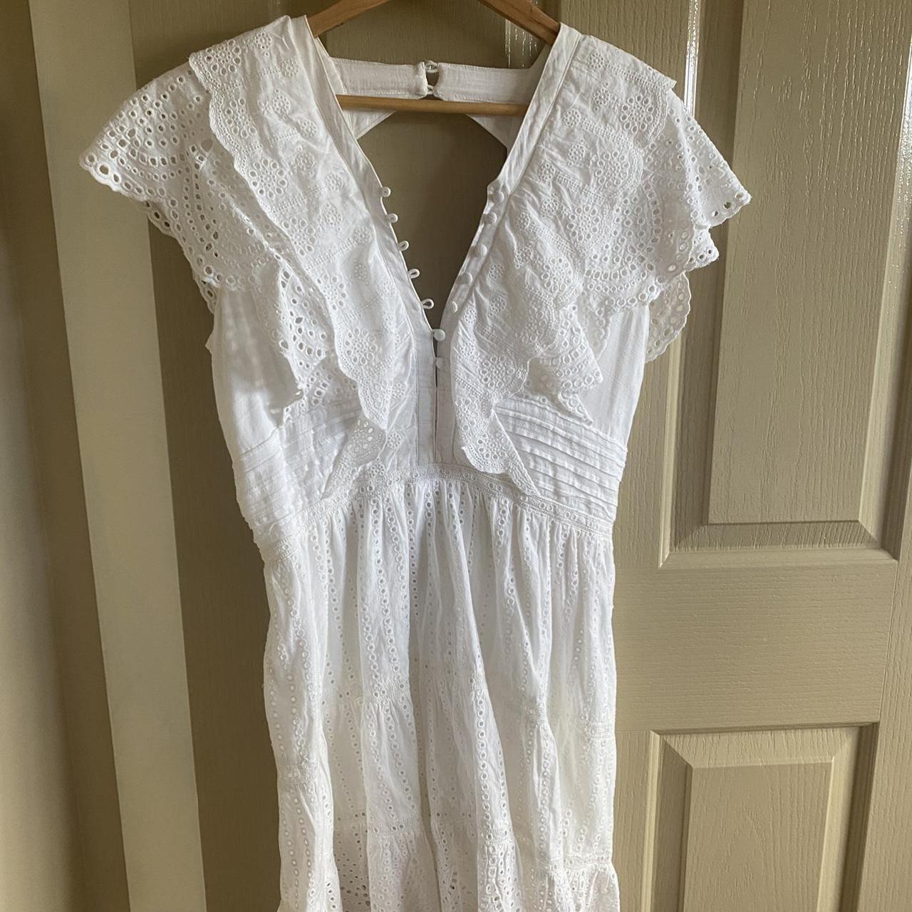 SIR. Women's White Dress | Depop