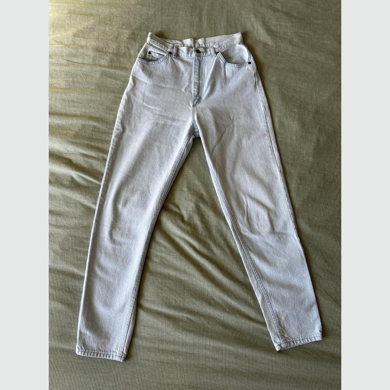 Super Light Wash High Waisted Lee Riders, I Don't... - Depop