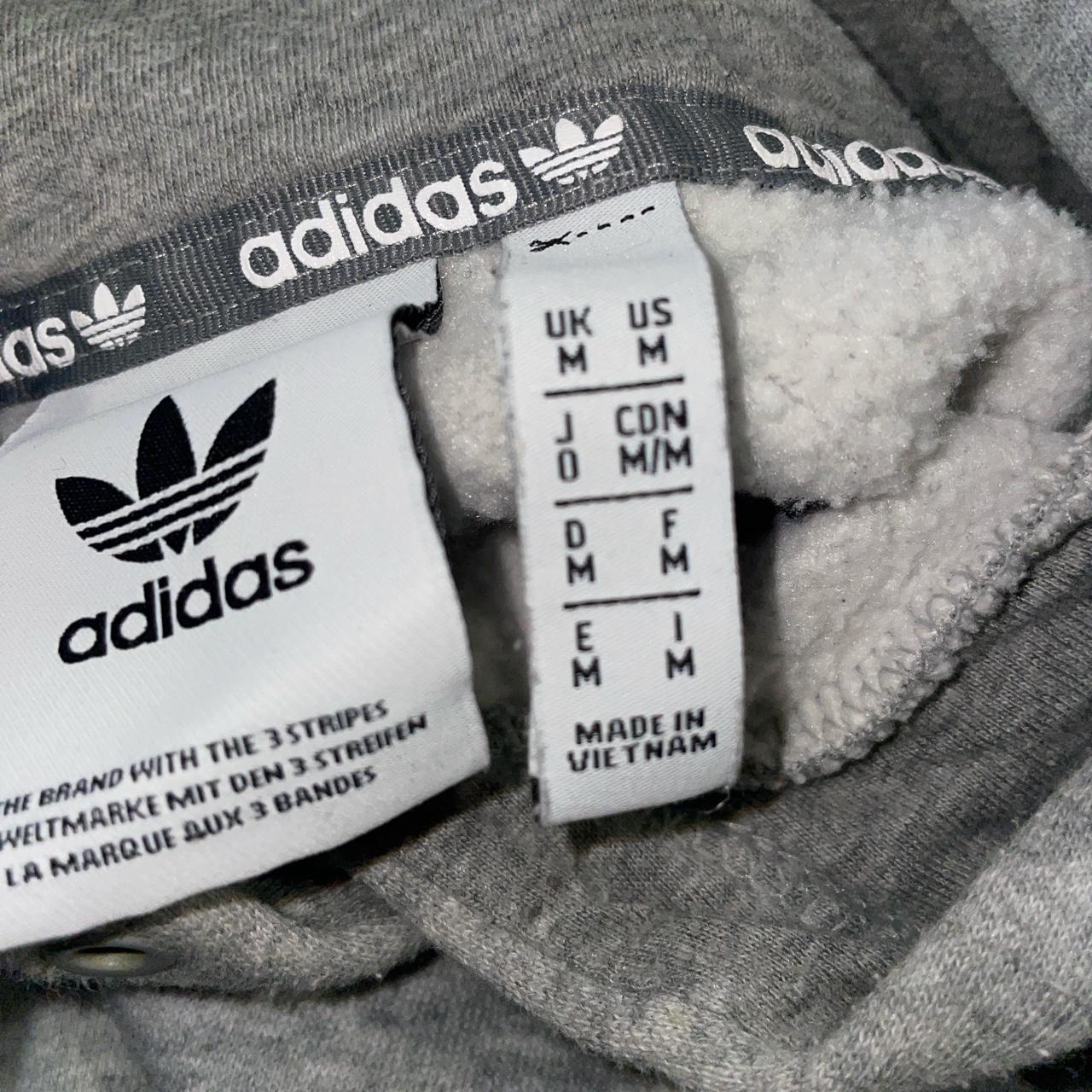 Grey Adidas Hoodie Been Worn A Few Times Rrp - £58 - Depop