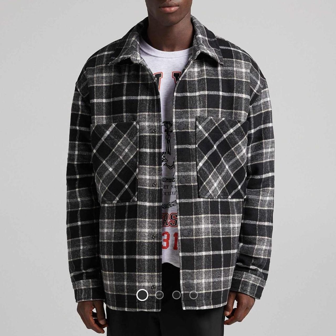 Plaid Bershka Flanell Jacke Bershka Overshirt Flannel Jacket Size