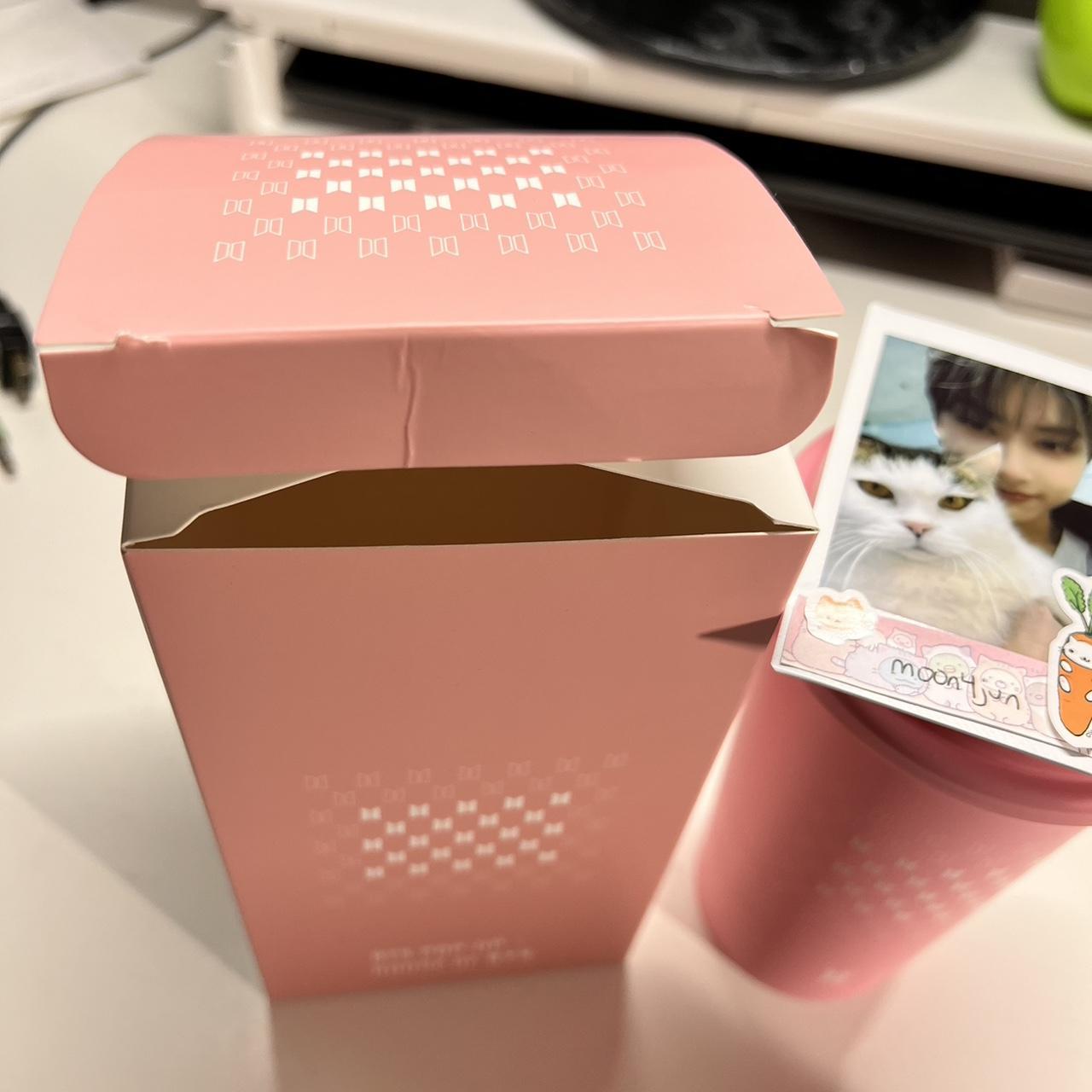 [NEW] BTS Pop-Up House of BTS Reusable pink tumbler