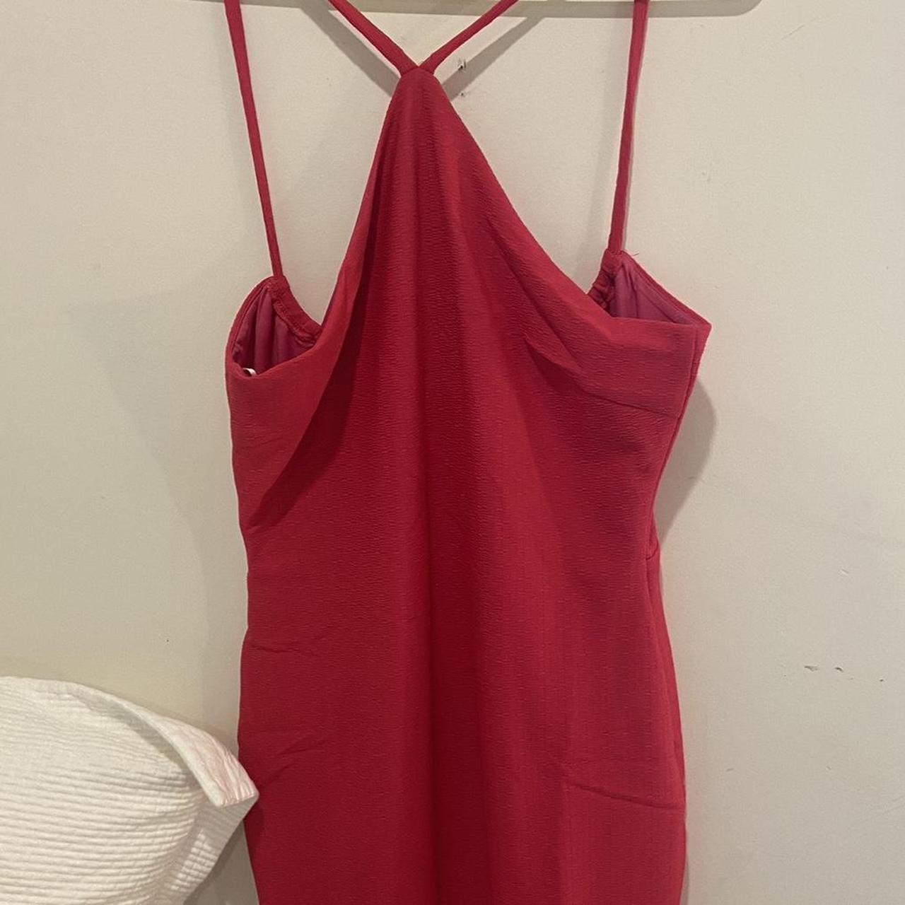 Princess Polly Women's Pink and Black Dress Depop