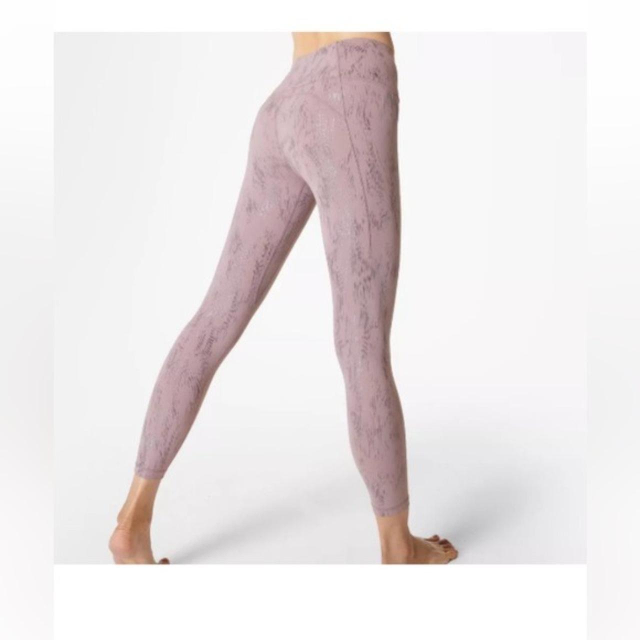 Super Soft Yoga Leggings - Pink Fusion Foil Print