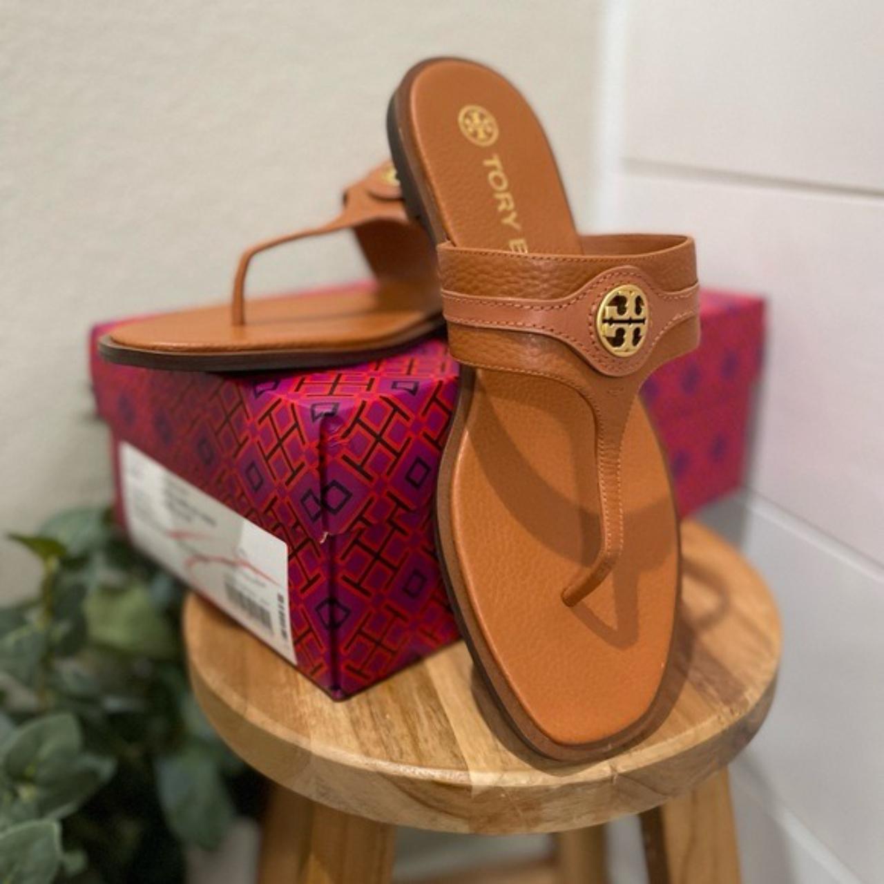 Tory burch clearance camel sandals