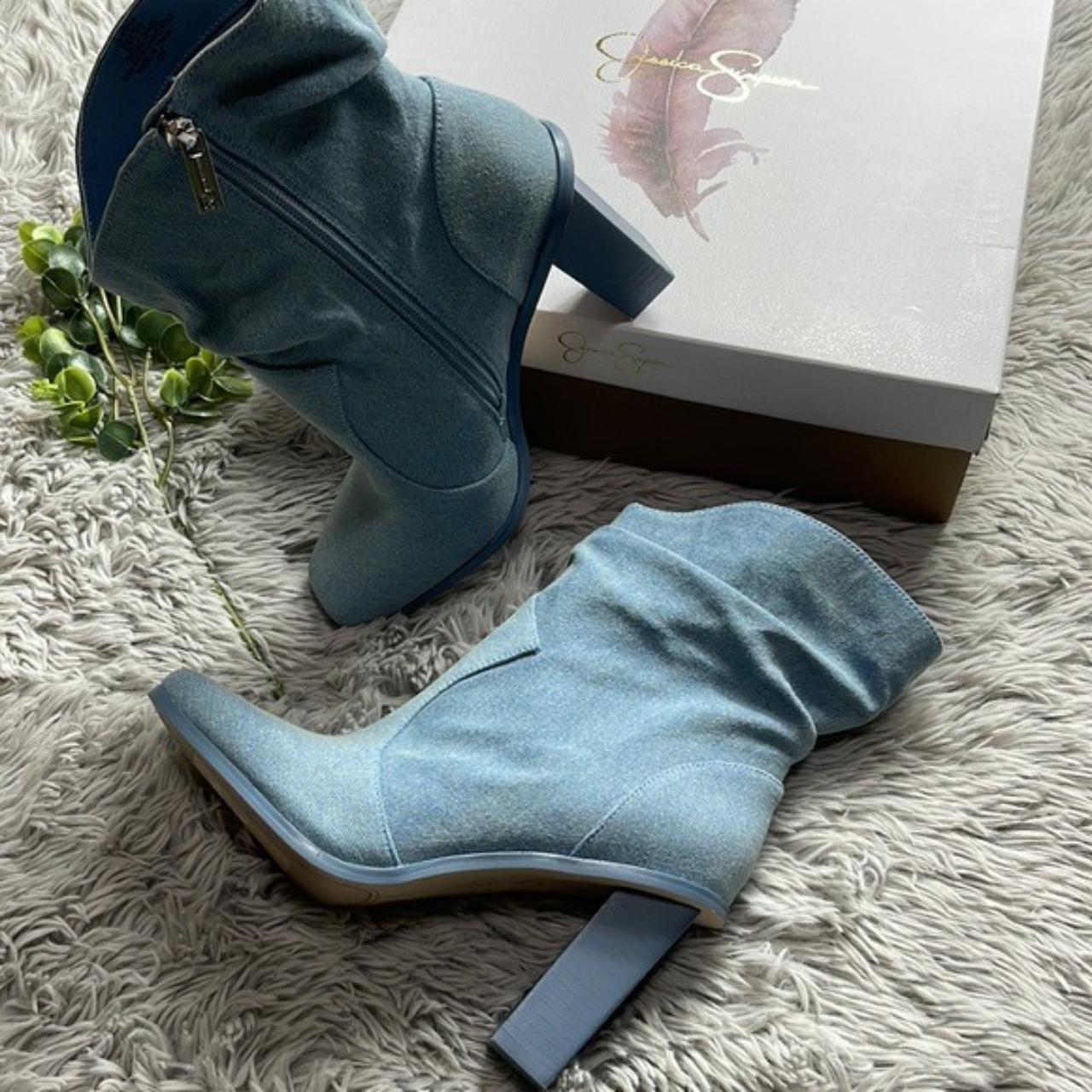 Jessica simpson clearance blue boots