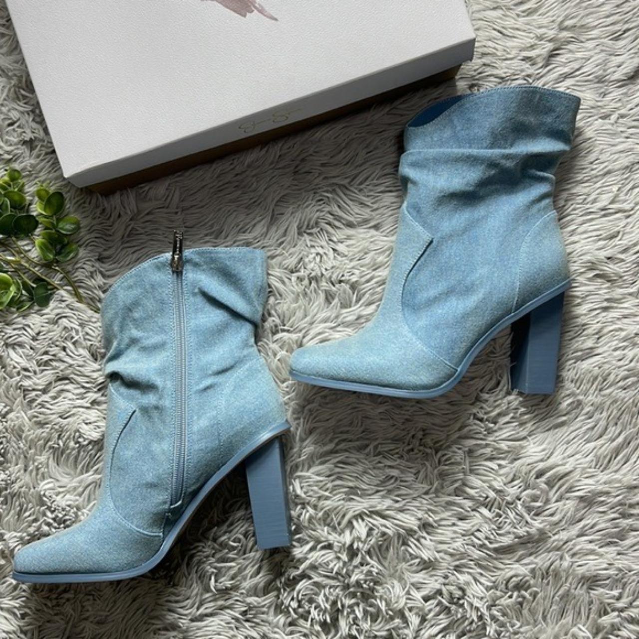 Jessica simpson best sale blue boots