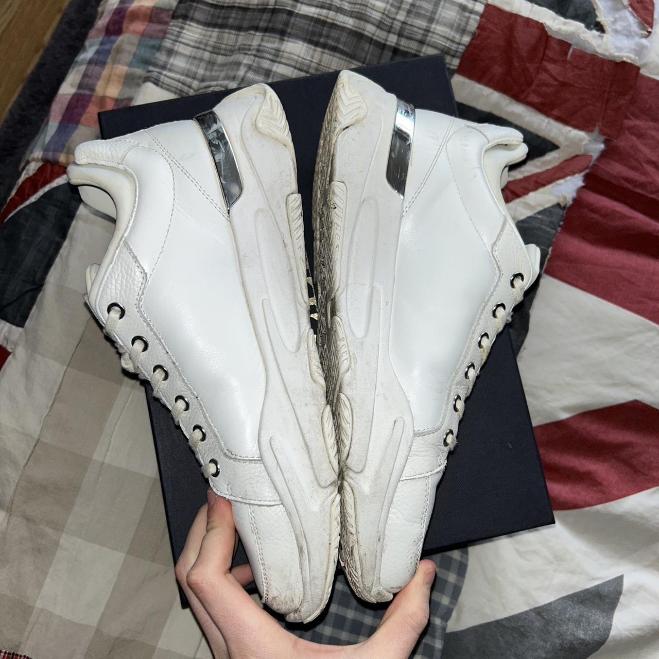 Tommy mallet trainers all white Size 9 Excellent... - Depop