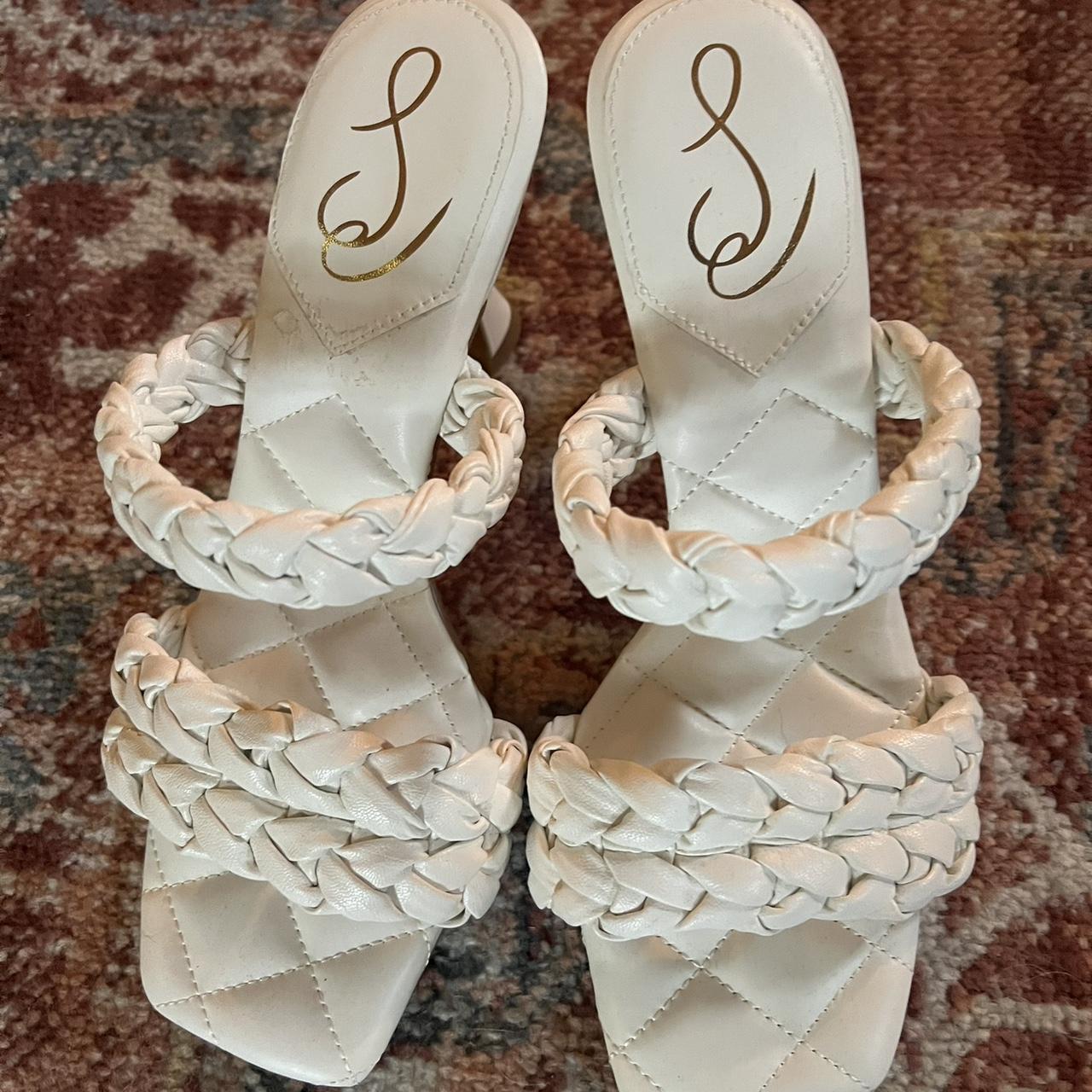 Sam edelman hot sale white heels