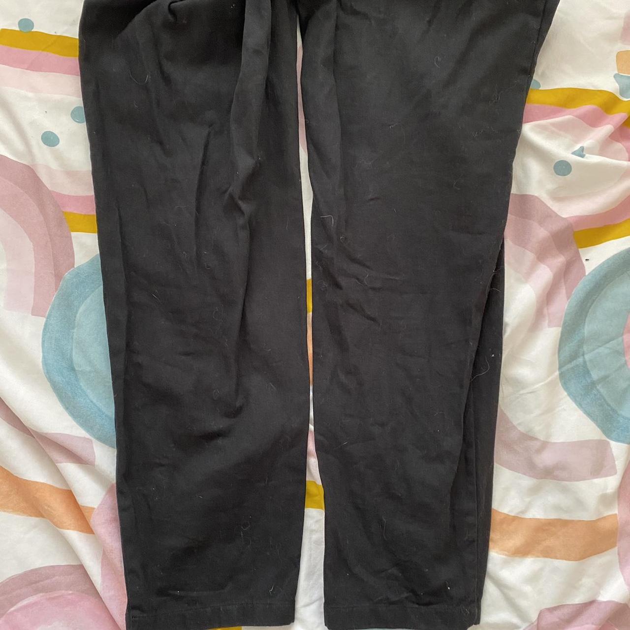 Lucy and Yak Women's Black Trousers | Depop