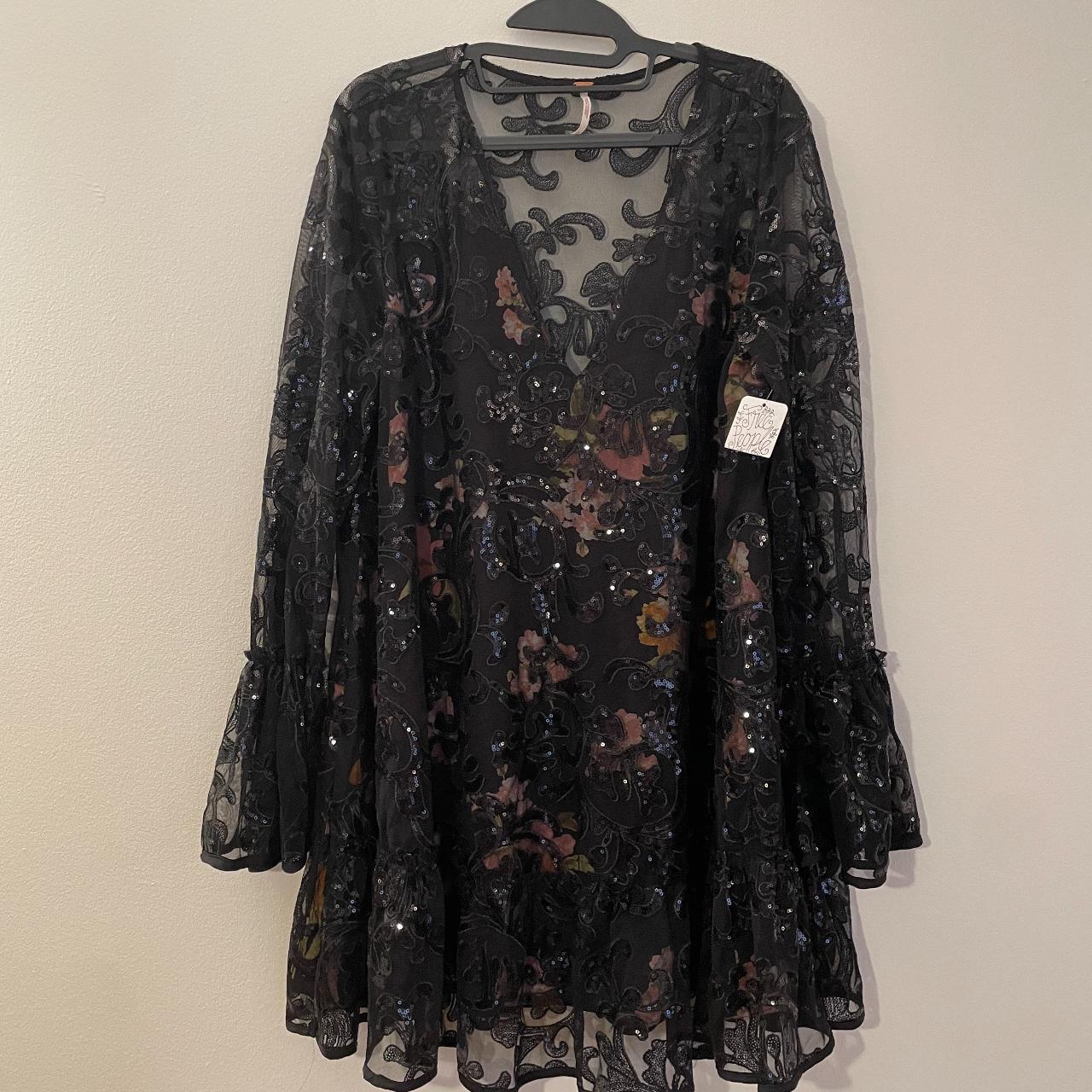 Free People Women's Black Dress | Depop