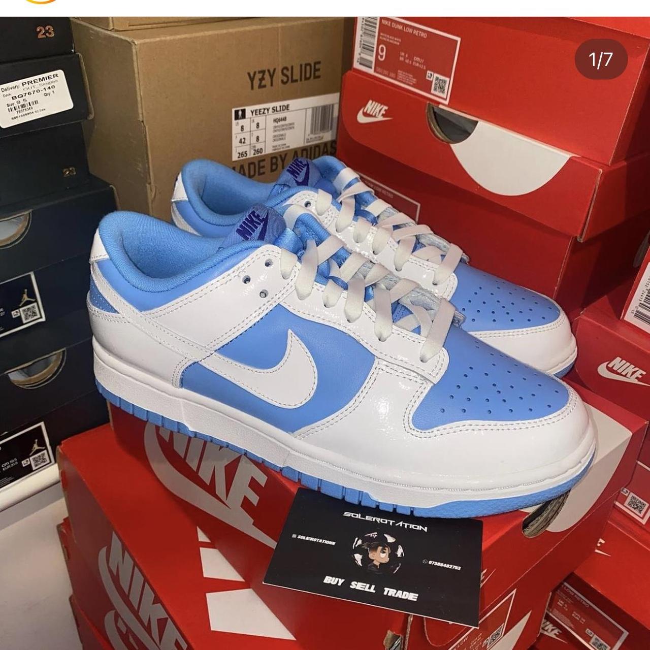 Nike Dunk Low ' REVERSE UNC ' W UK 4.5 & 5.5 ✓ £160... - Depop