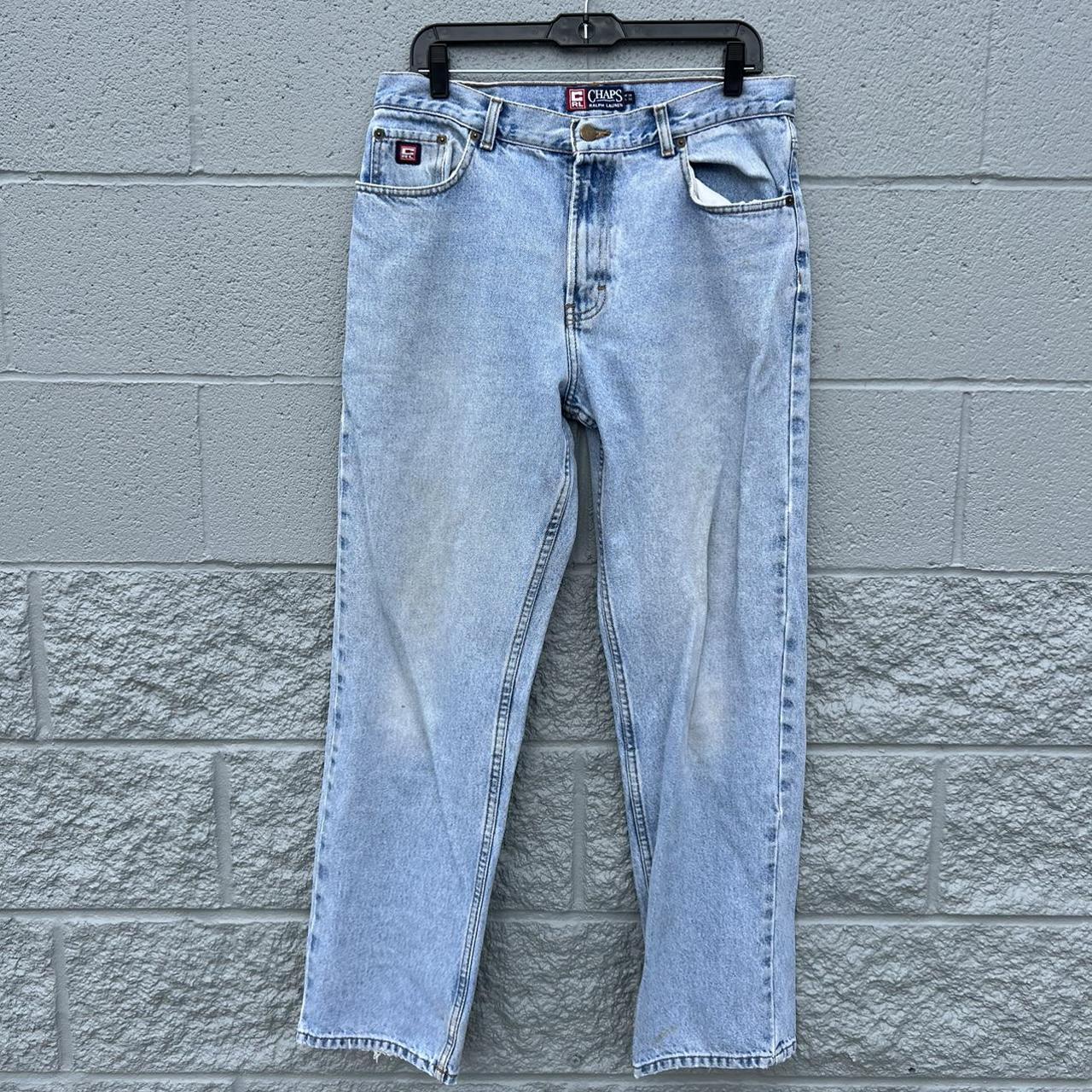 Chaps Men's Blue Jeans Depop