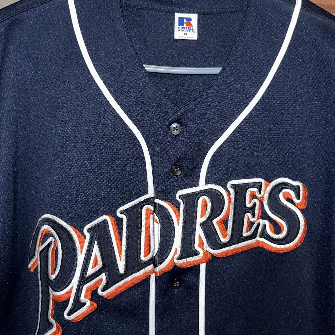 Buy Vintage Russell Athletic MLB San Diego Padres Baseball Jersey