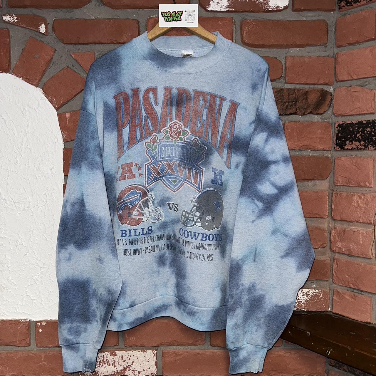 Shirts, Vintage Dallas Cowboys Sweatshirt Bleach Tie Dye