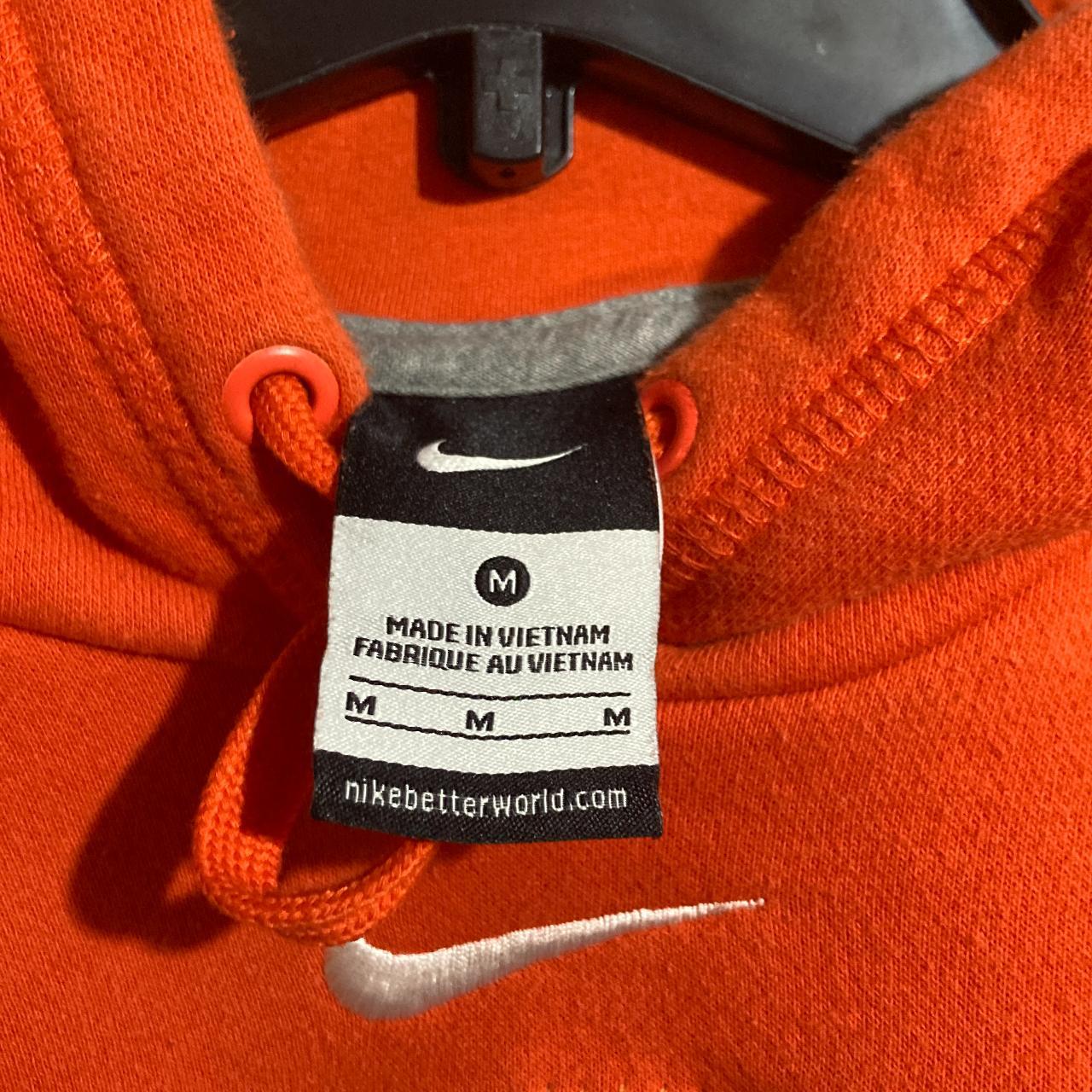 total orange nike hoodie