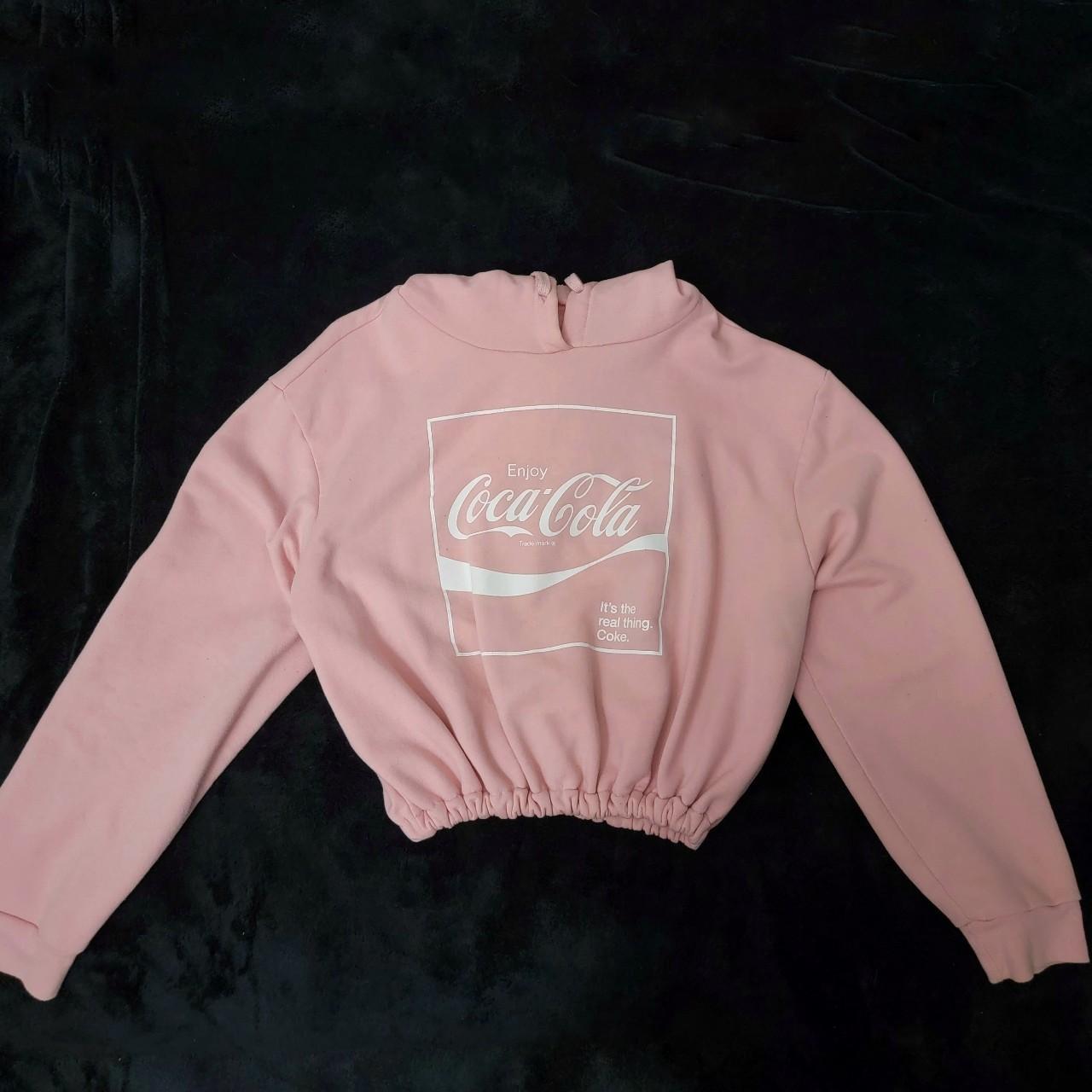 Pink coca cola hoodie on sale