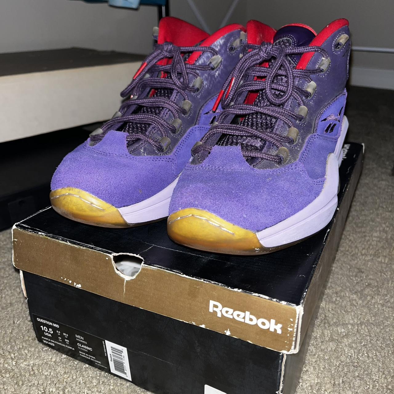 Reebok Men's Sneakers Purple US – Reebok Allen Iverson