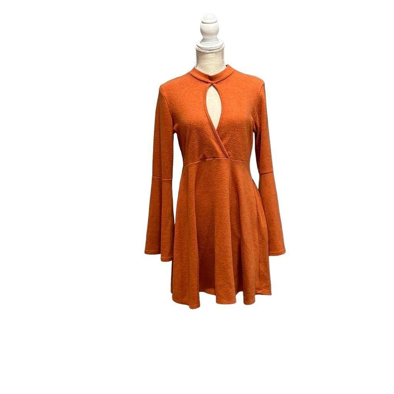 Charlotte russe outlet orange dress