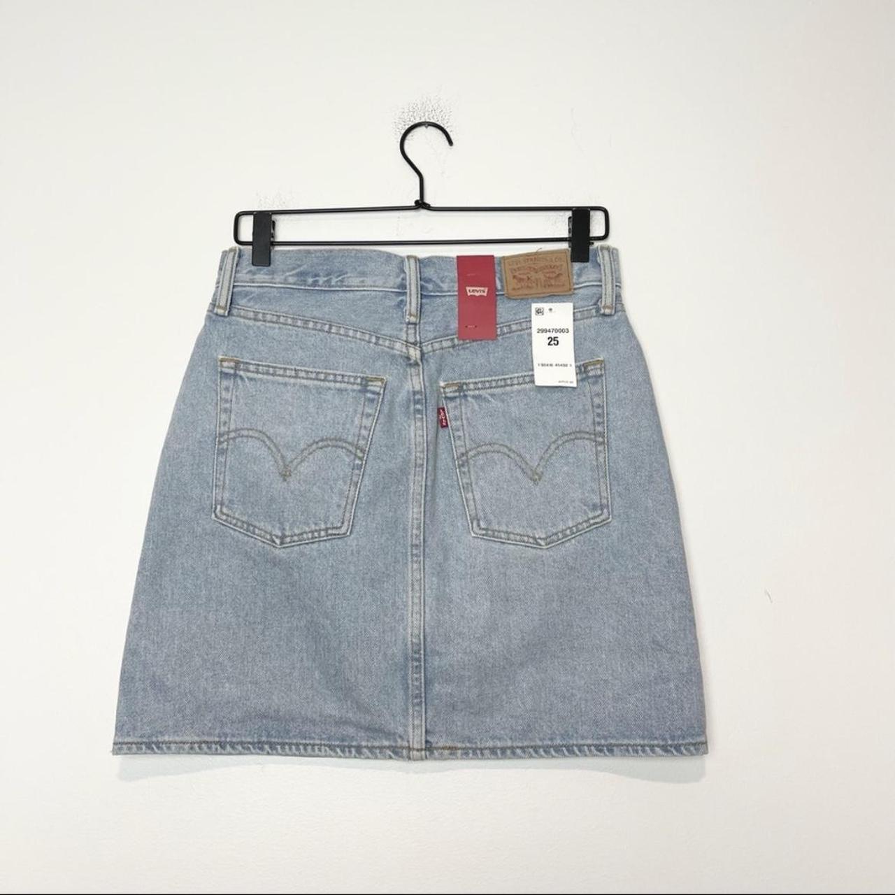 Everyday denim skirt outlet in blue