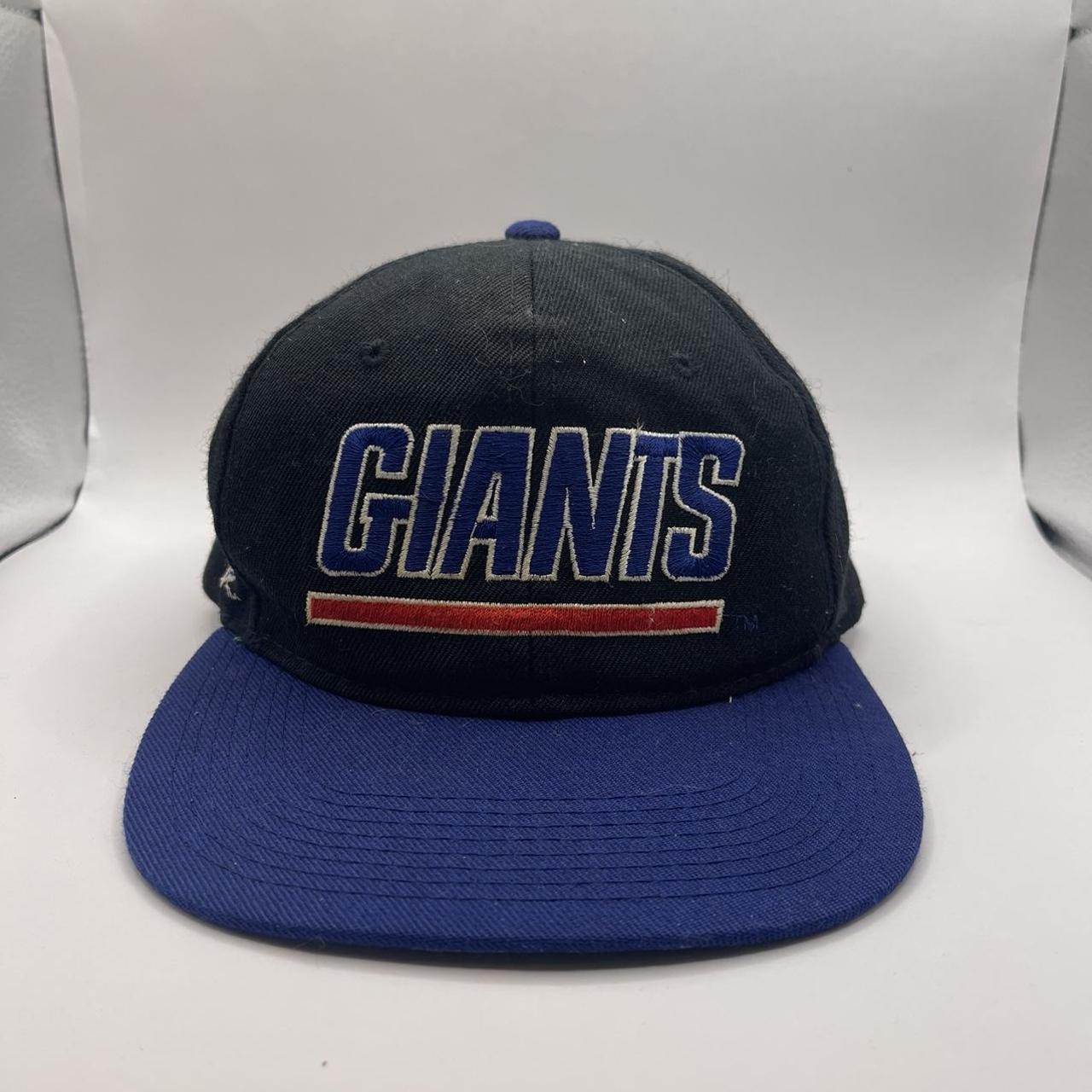 Vintage New York Giants Snapback Hat Logo Athletic - Depop