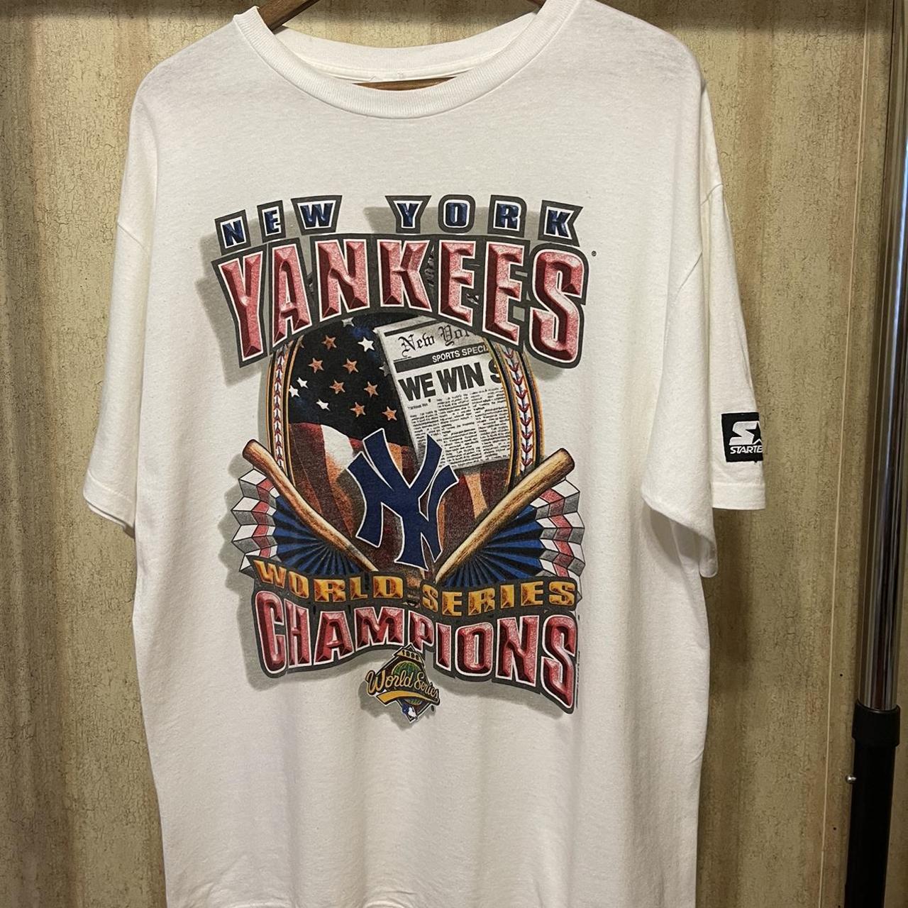 NEW YORK YANKEES WORLD SERIES CHAMPIONS VINTAGE 1996... - Depop