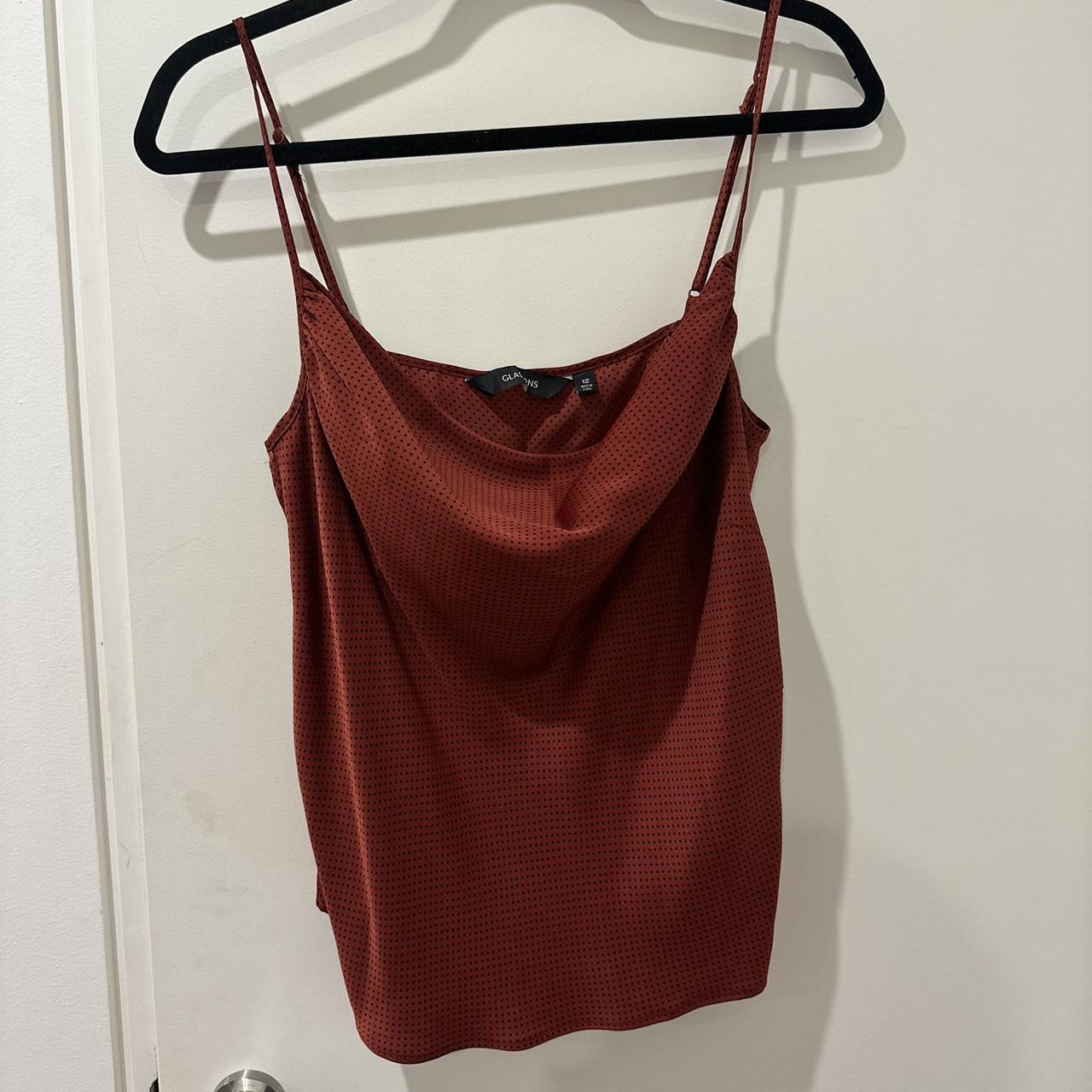 Cowl Neck Cami Glassons Size Hardly Worn Depop