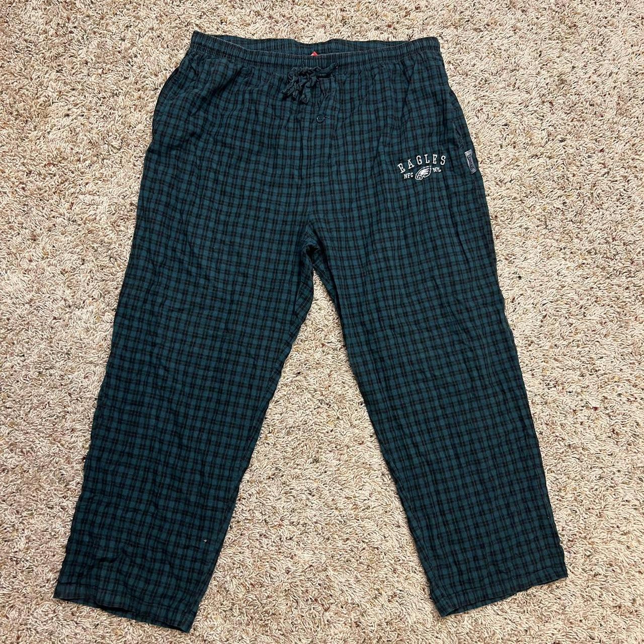 NFL Men's Green and Black Trousers | Depop