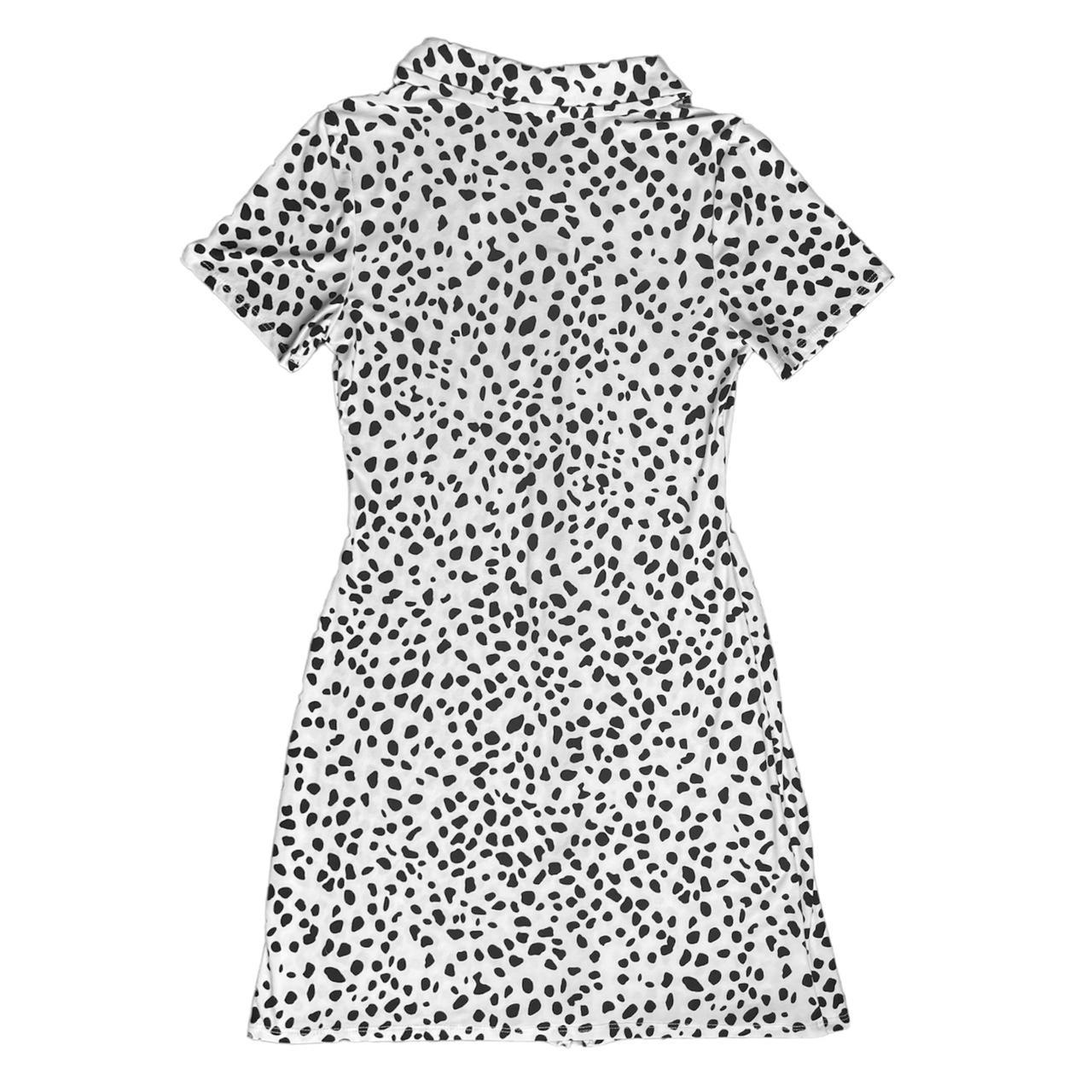 Dolls Kill Women's Black and White Dress Depop