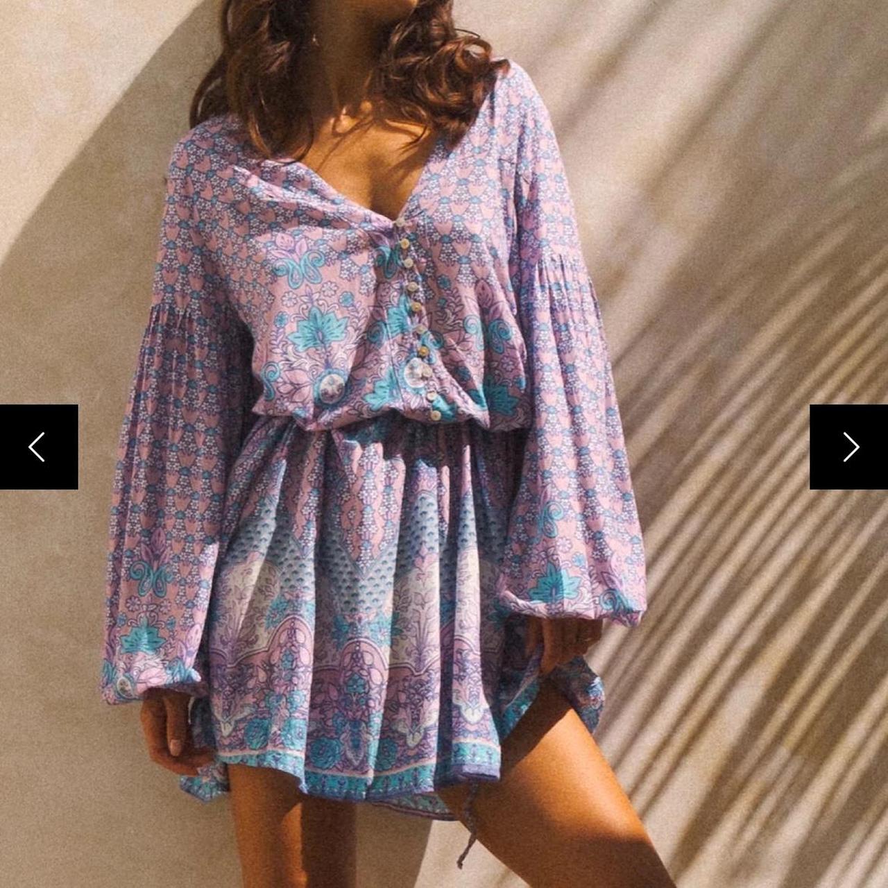 MAHLI THE LABEL purple bohemian dress. Can wear off... Depop