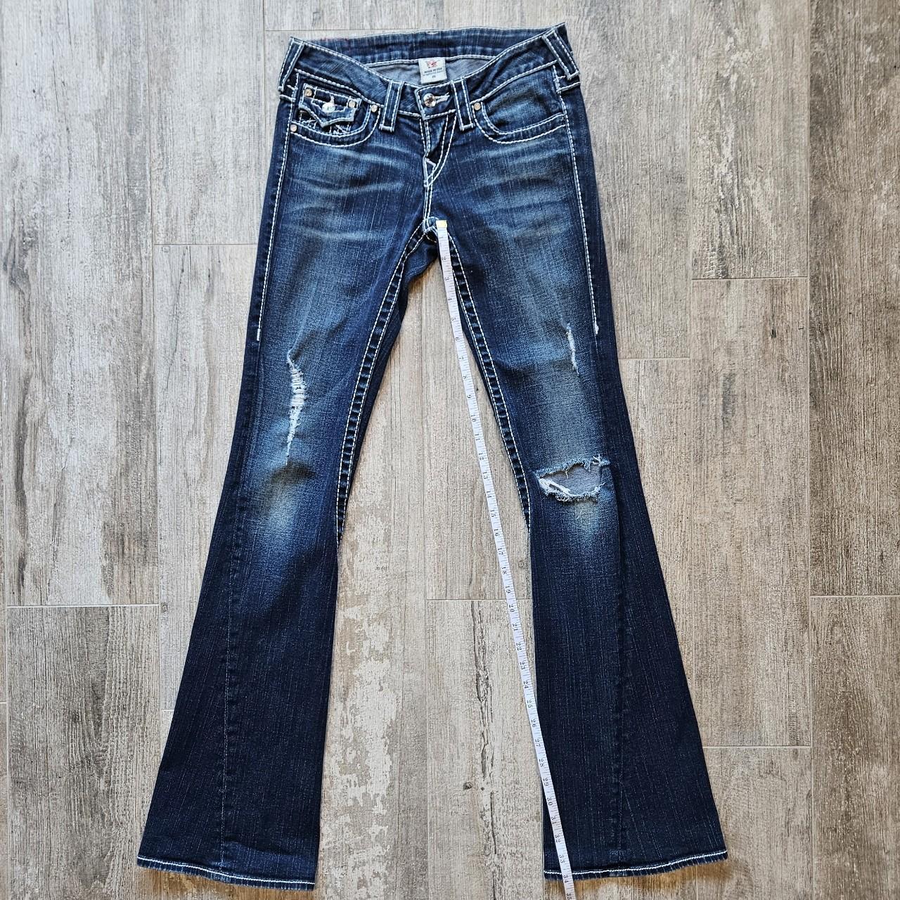 パンツ TRUE RELIGION DISCO JOEY BIG T W31 True Religion Disco Joey Big T Jeans, Low Rise, Dark | Depop