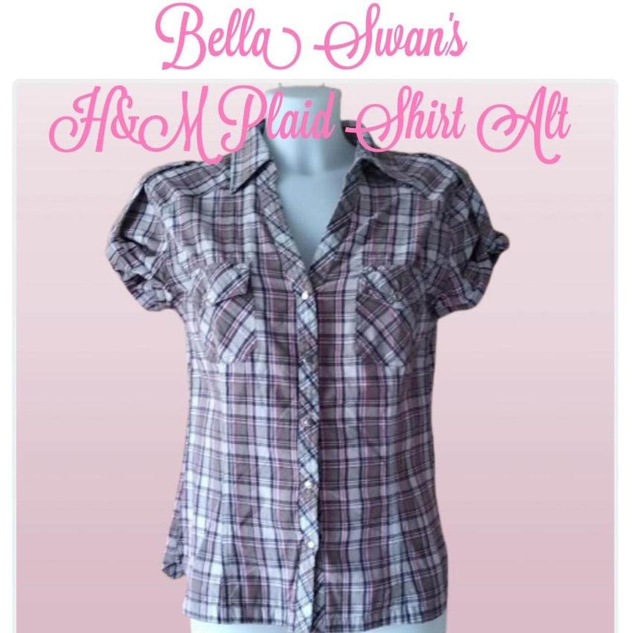 Twilight bella deals swan plaid top